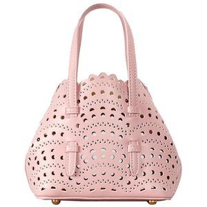 Hollow Out Small Basket Bags Pu Leather Handbag With Inner Bag ;)
